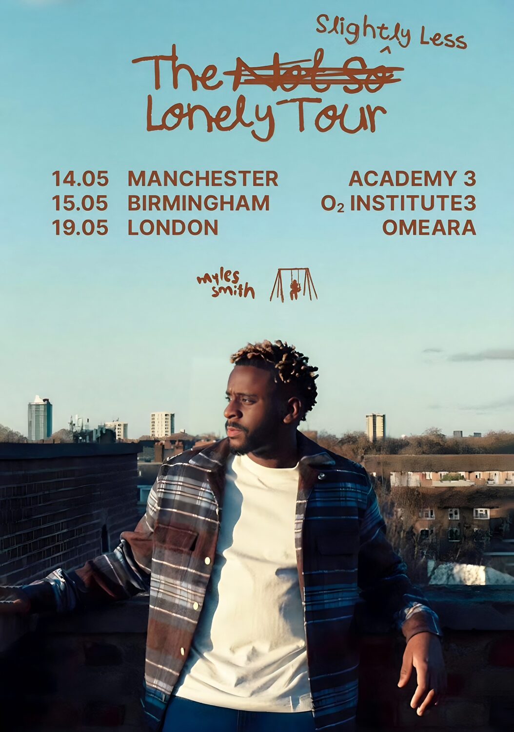Myles Smith tour poster — 2026